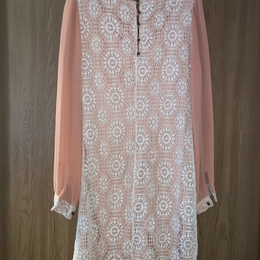 Cream and Blush Dress